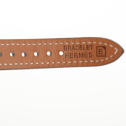 Hermes Stainless Steel Courchevel 20mm Kelly Cadena Quartz Watch Blue Jean 11 of 12