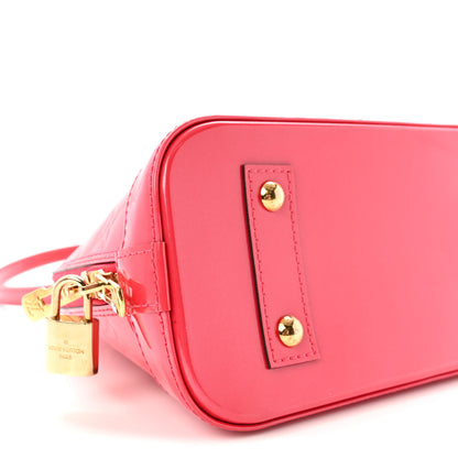 Louis Vuitton Vernis Alma BB Hot Pink 8 of 9