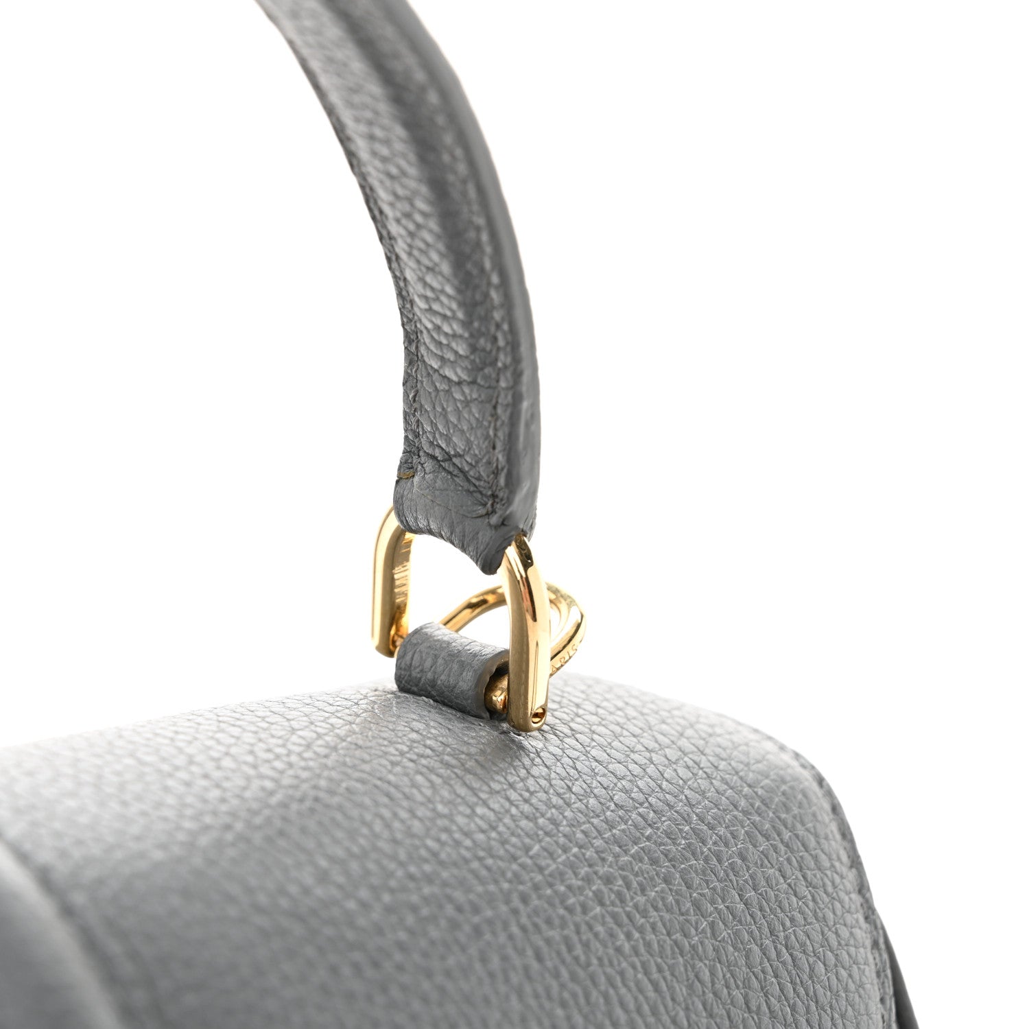 Celine Grained Calfskin Small 16 Top Handle Bag Medium Grey 15 of 15