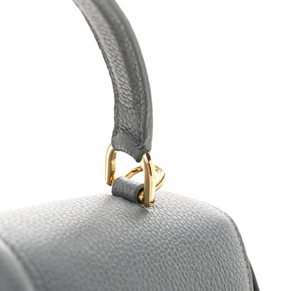 Celine Grained Calfskin Small 16 Top Handle Bag Medium Grey 15 of 15