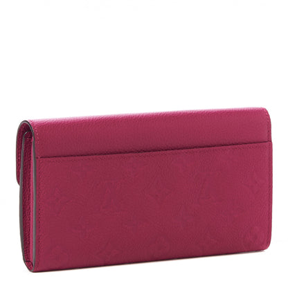 Louis Vuitton Empreinte Sarah Wallet NM Grape 2 of 9