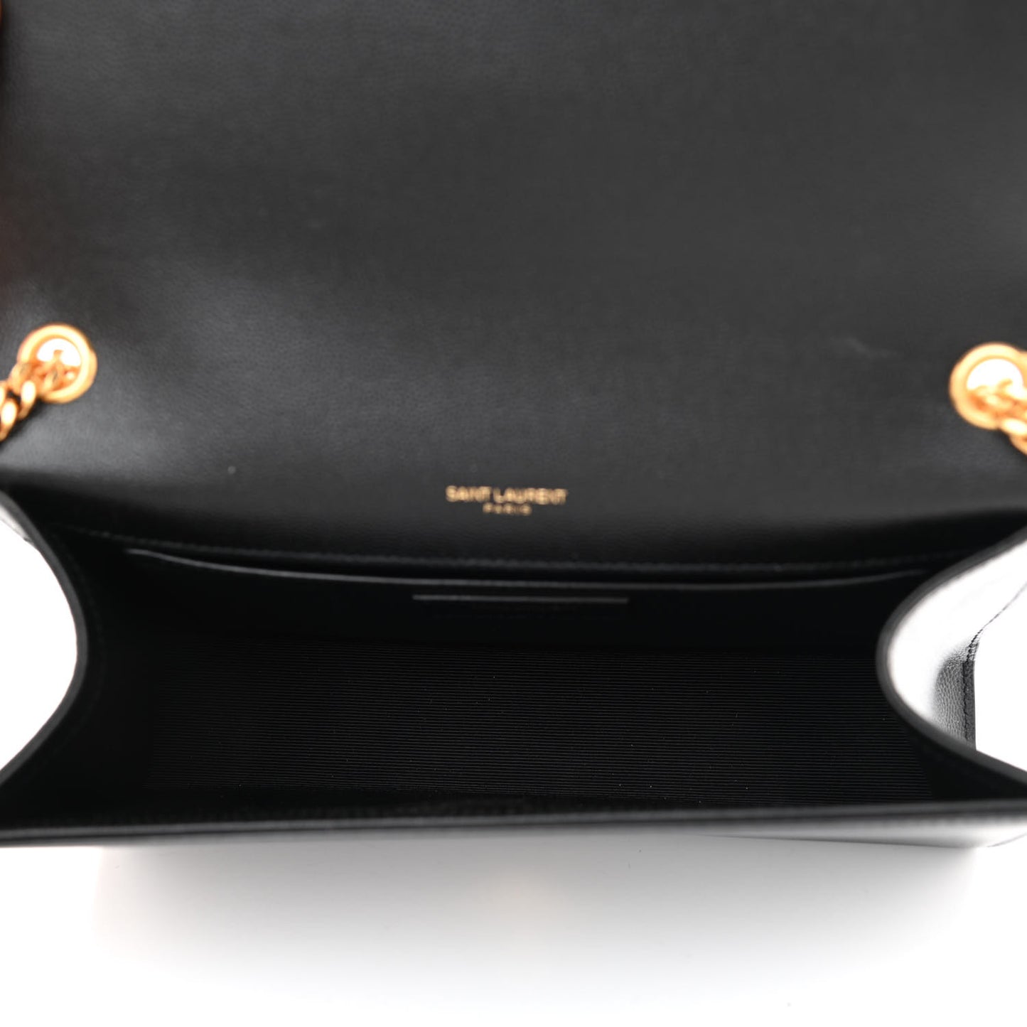 Grain De Poudre Medium Classic Monogram Kate Satchel Black