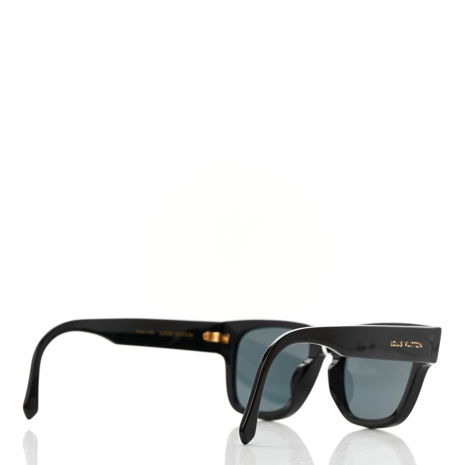 Louis Vuitton Acetate Escape Square Sunglasses Z1496E Black 4 of 9