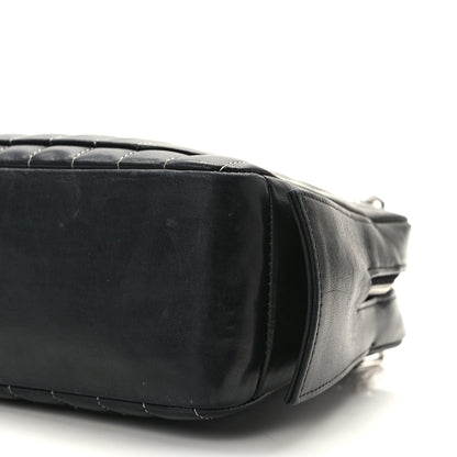 Chanel Lambskin Vertical Quilted Mademoiselle Small Camera Case Black 10 of 11