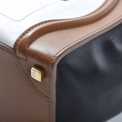Celine Smooth Calfskin Tri-color Micro Luggage Brown 11 of 18