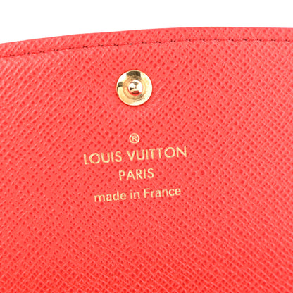 Louis Vuitton Monogram Bloom Flower Emilie Wallet Coquelicot 6 of 12