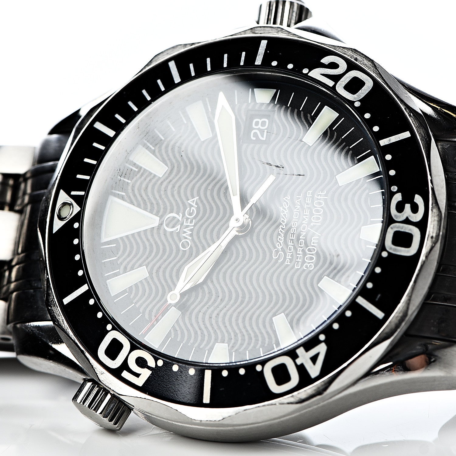 Omega Stainless Steel 42mm Seamaster Professional Chronometer Automatic Watch Black 2054.50.00 9 of 10