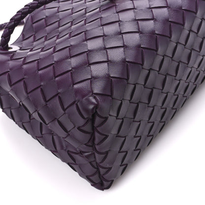 Bottega Veneta Nappa Intrecciato Small East West Andiamo Shoulder Bag Dark Mystic 11 of 12