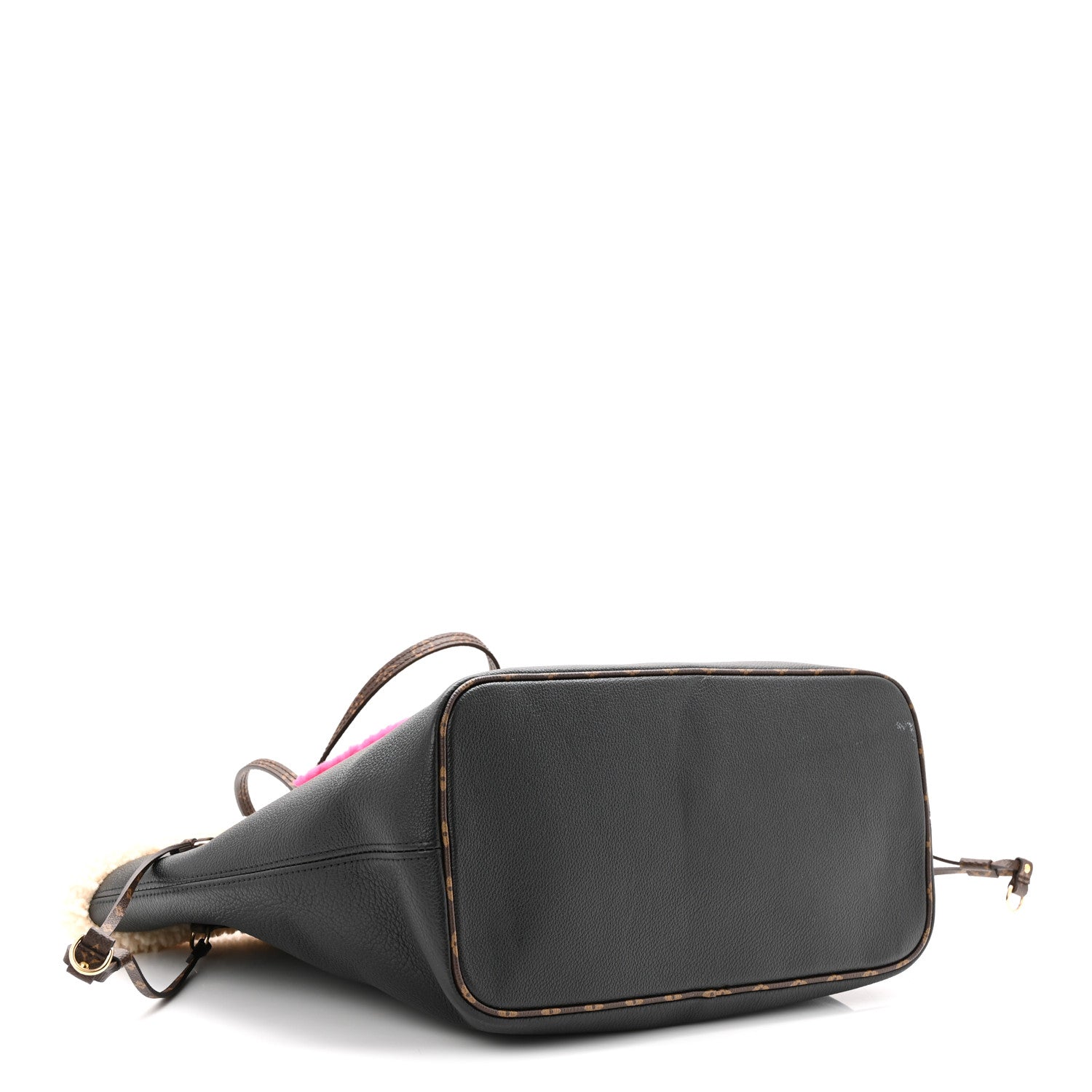 Louis Vuitton Calfskin Monogram Teddy Neverfull MM Black 9 of 21