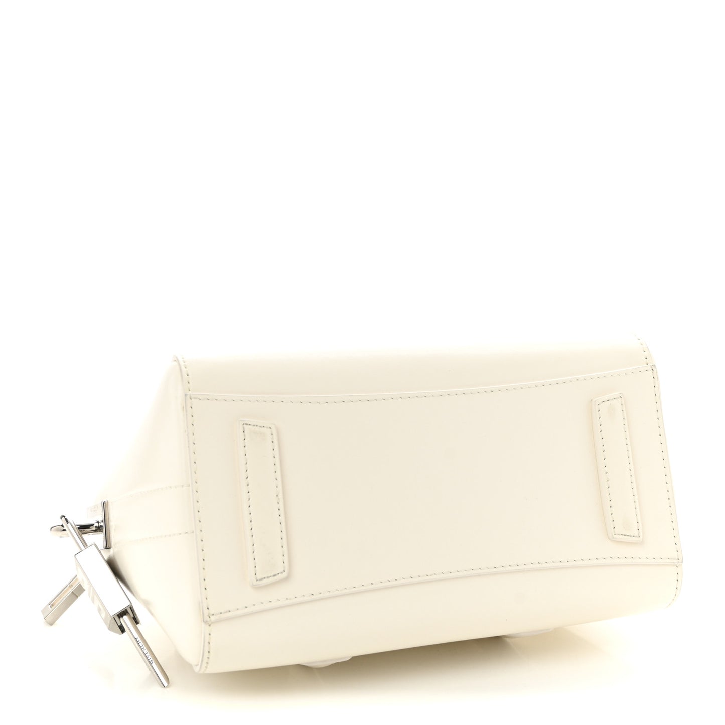 Box Calfskin Mini Lock Antigona Shoulder Bag Ivory