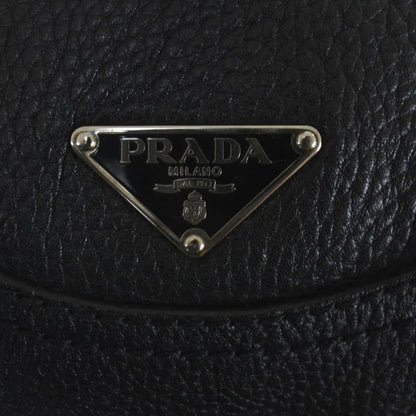 Prada Leather Small Hobo Bag Nero Black 7 of 12