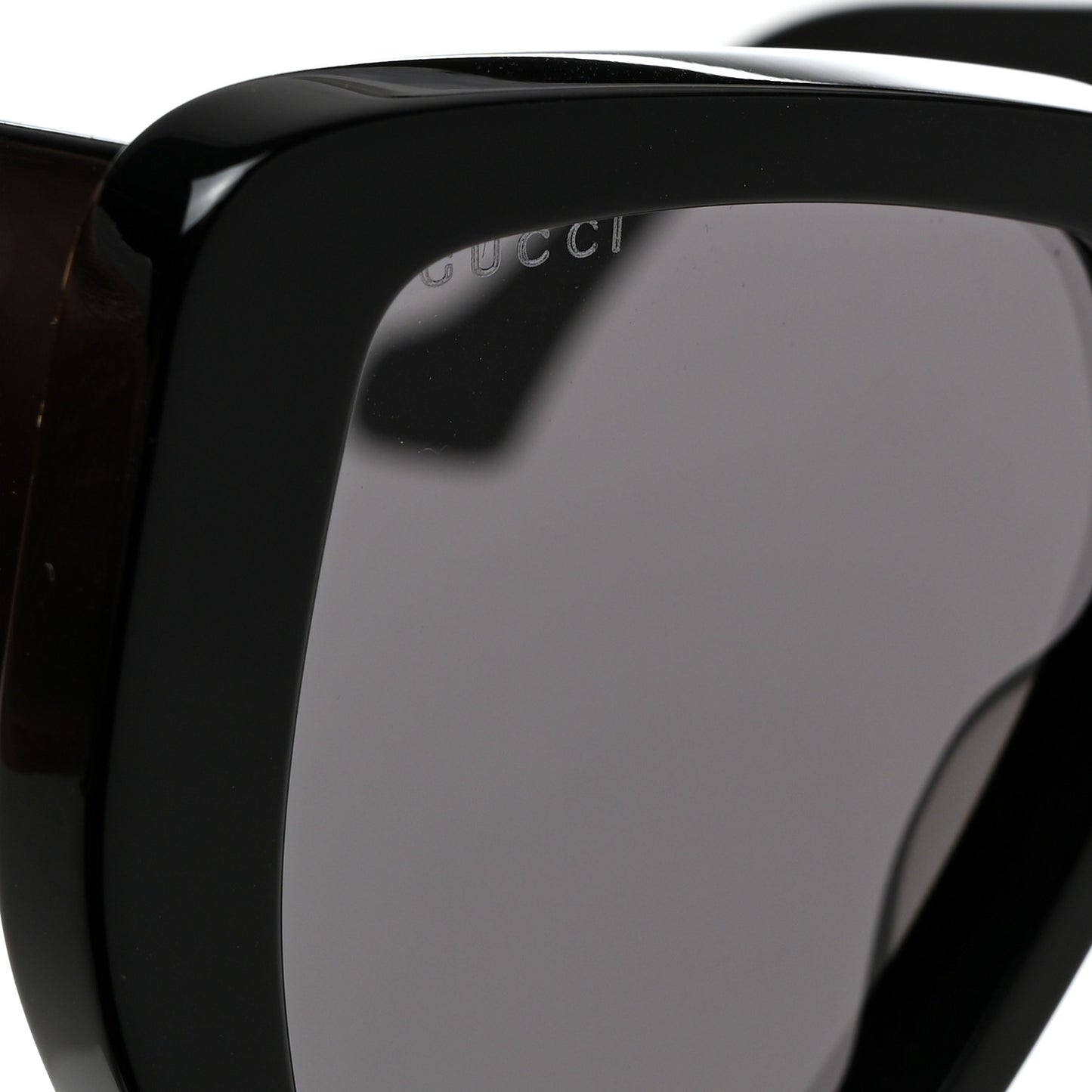 Acetate Square Frame Sunglasses GG0956S Black