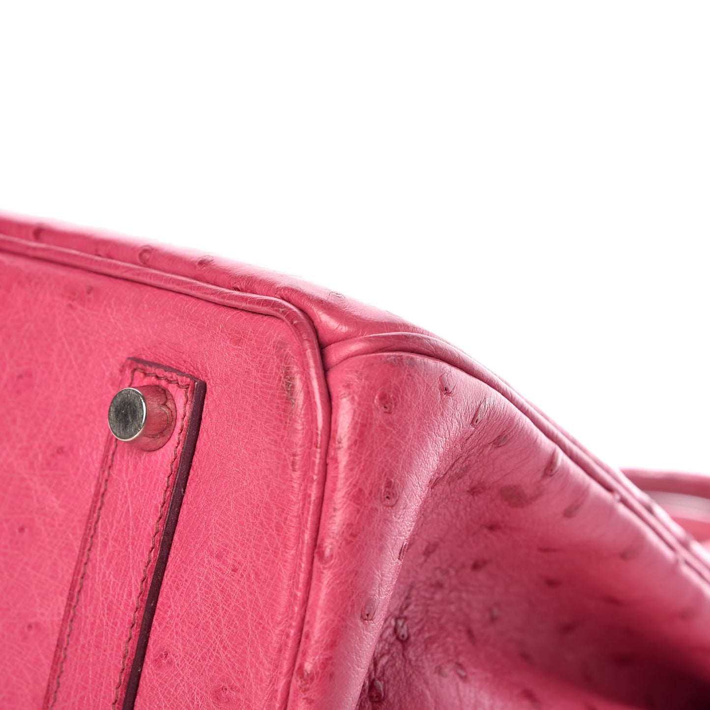 Ostrich Birkin 35 Fuchsia