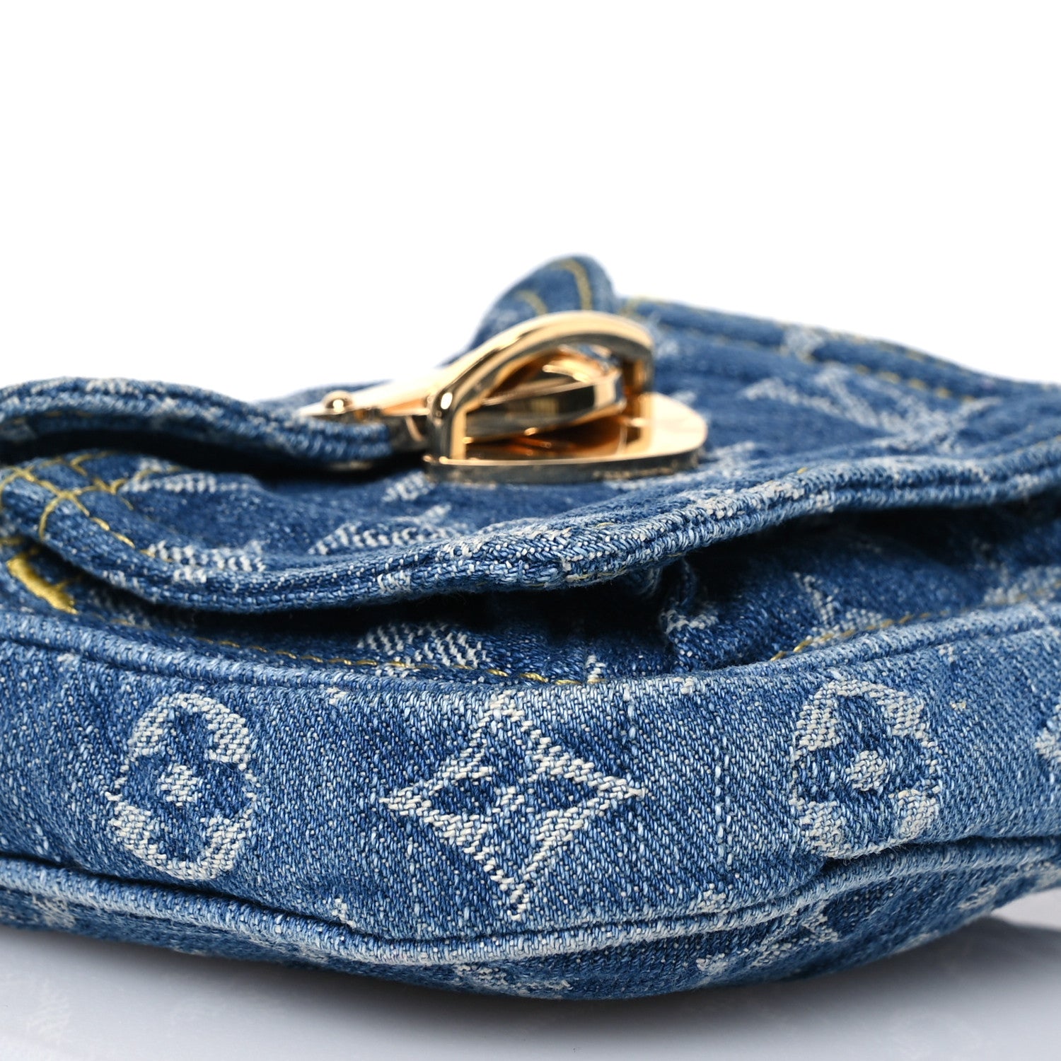 Louis Vuitton Denim Fairfax Pochette Blue 9 of 15