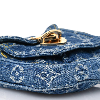 Louis Vuitton Denim Fairfax Pochette Blue 9 of 15