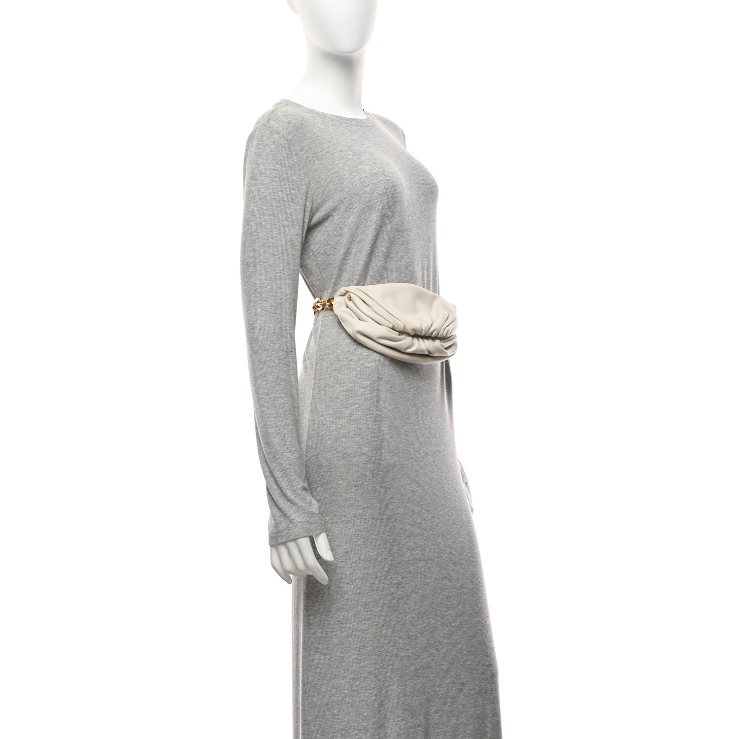 Bottega Veneta Nappa The Belt Chain Pouch Chalk 2 of 11
