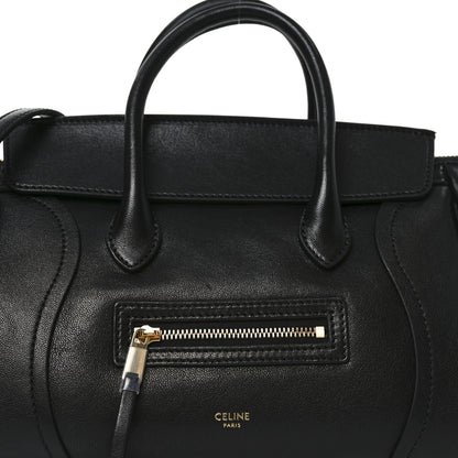 Celine Supple Shiny Lambskin Little New Luggage Black 7 of 9