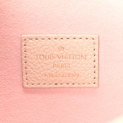 Louis Vuitton Empreinte Spring in the City Felicie Pochette Chain Wallet Pink Beige Yellow 8 of 12