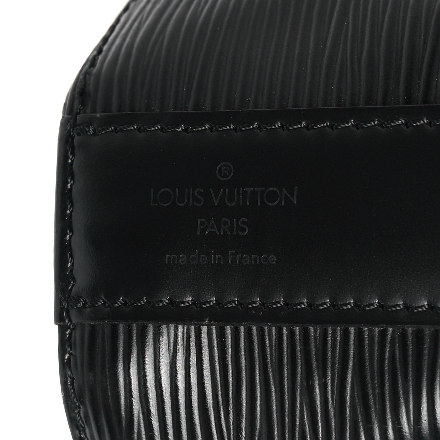 Louis Vuitton Epi Sac D'Epaule GM Black Black 6 of 9