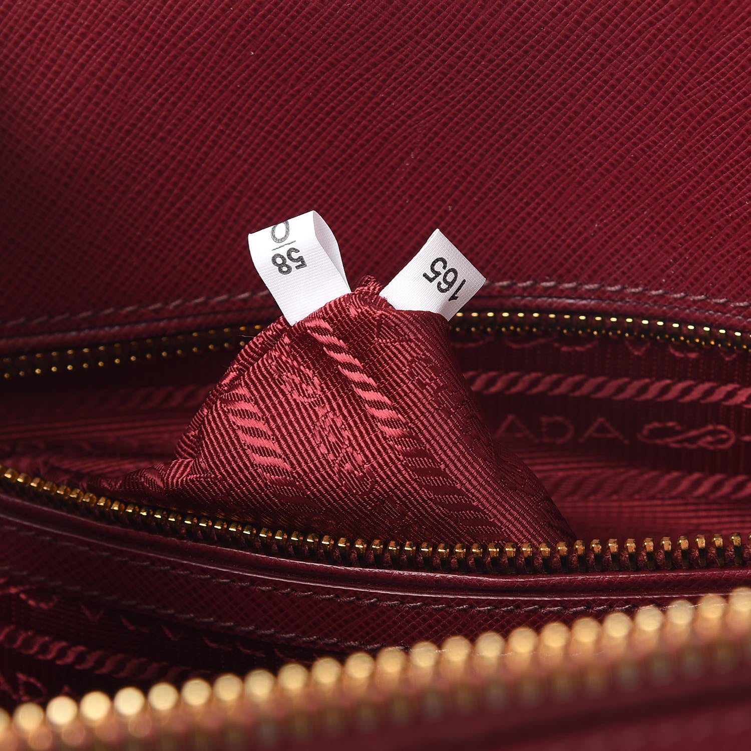 Prada Saffiano Lux Large Promenade Tote Cherry 8 of 13