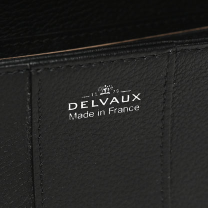 Delvaux Grained Calfskin Brillant PTF Long Wallet Black 6 of 7