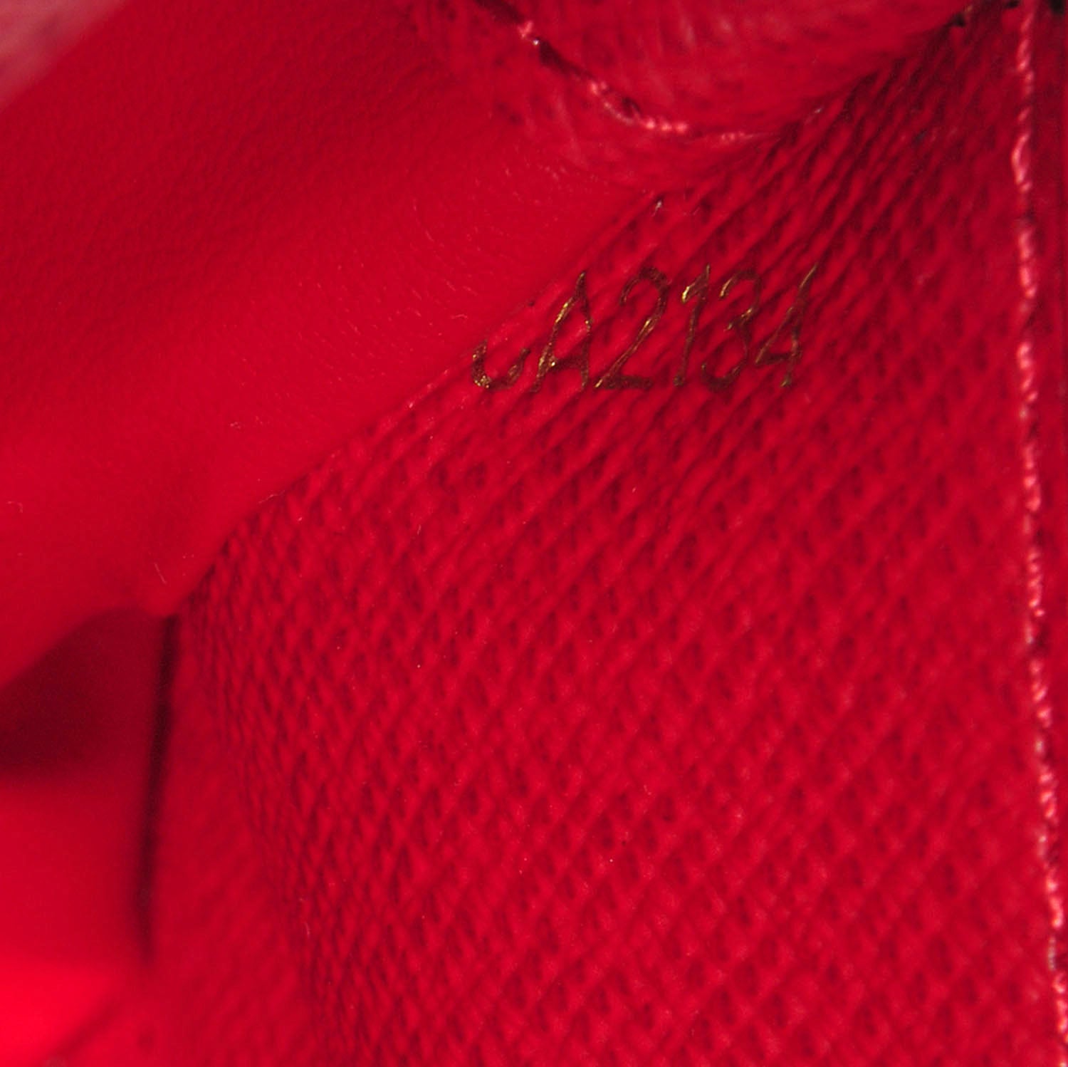 Louis Vuitton Damier Ebene Insolite Wallet Red 5 of 6