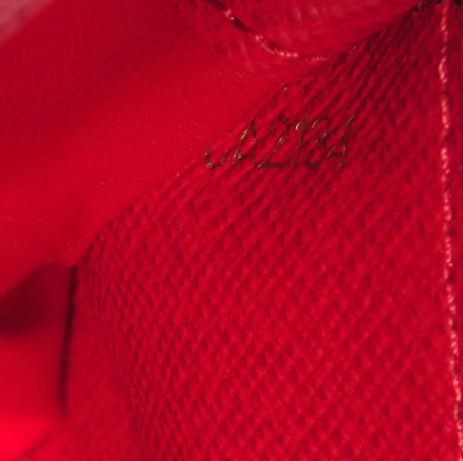 Louis Vuitton Damier Ebene Insolite Wallet Red 5 of 6