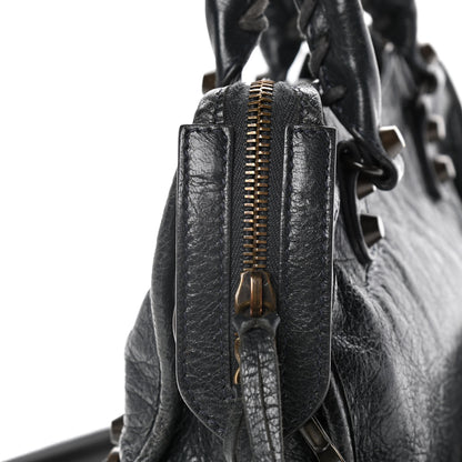 Balenciaga Agneau Classic Hardware Mini City Anthracite 11 of 12