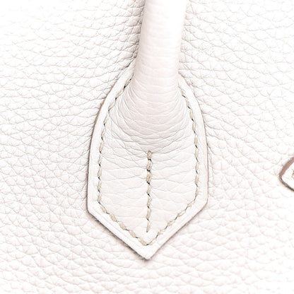 Hermes Taurillon Clemence Birkin 30 Beton 13 of 34