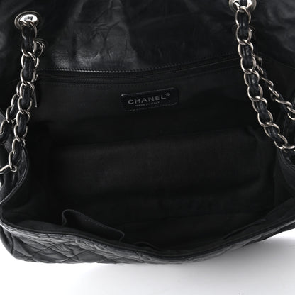 Chanel Distressed Lambskin Quilted Flap Black 5 of 10