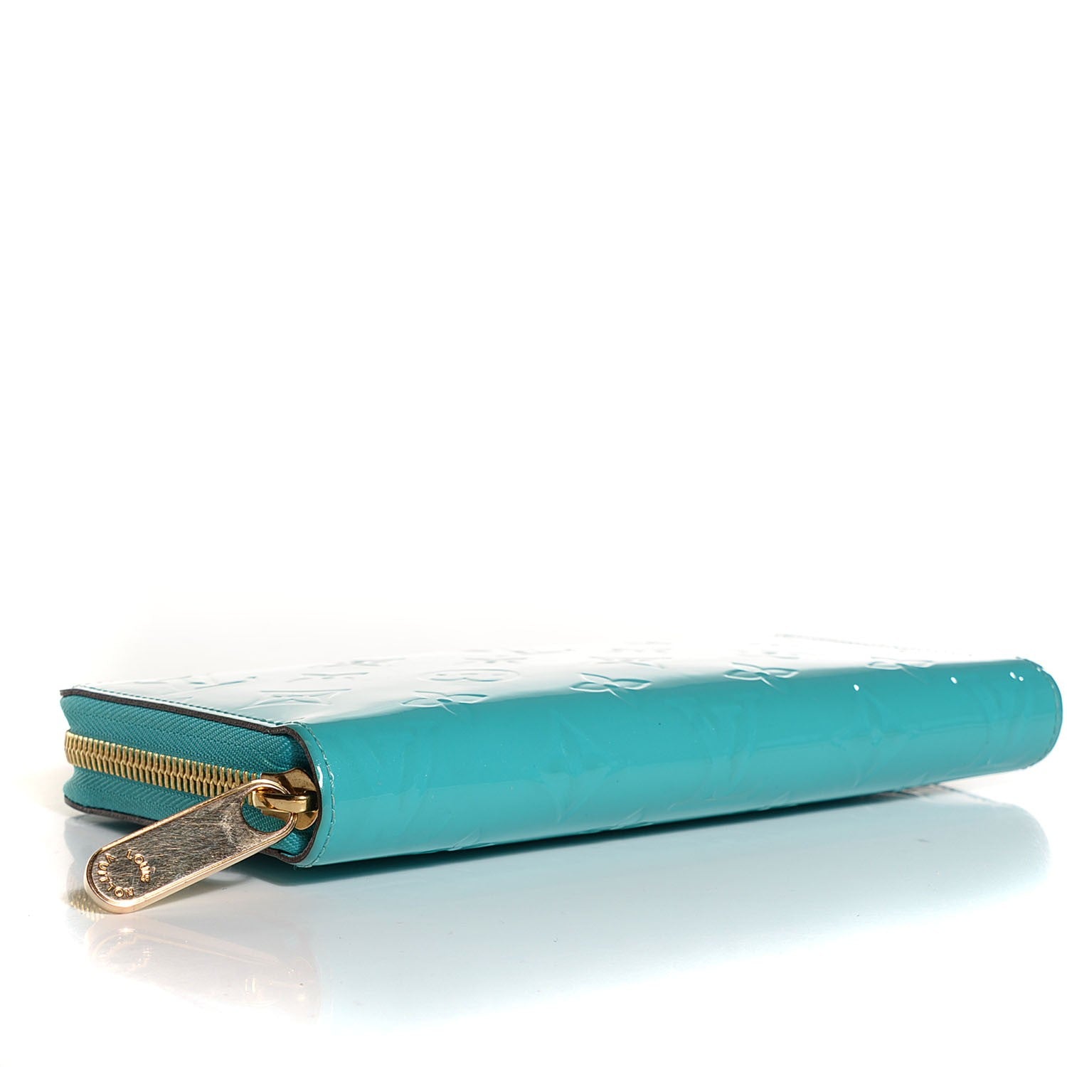 Louis Vuitton Vernis Zippy Wallet Turquoise 4 of 8