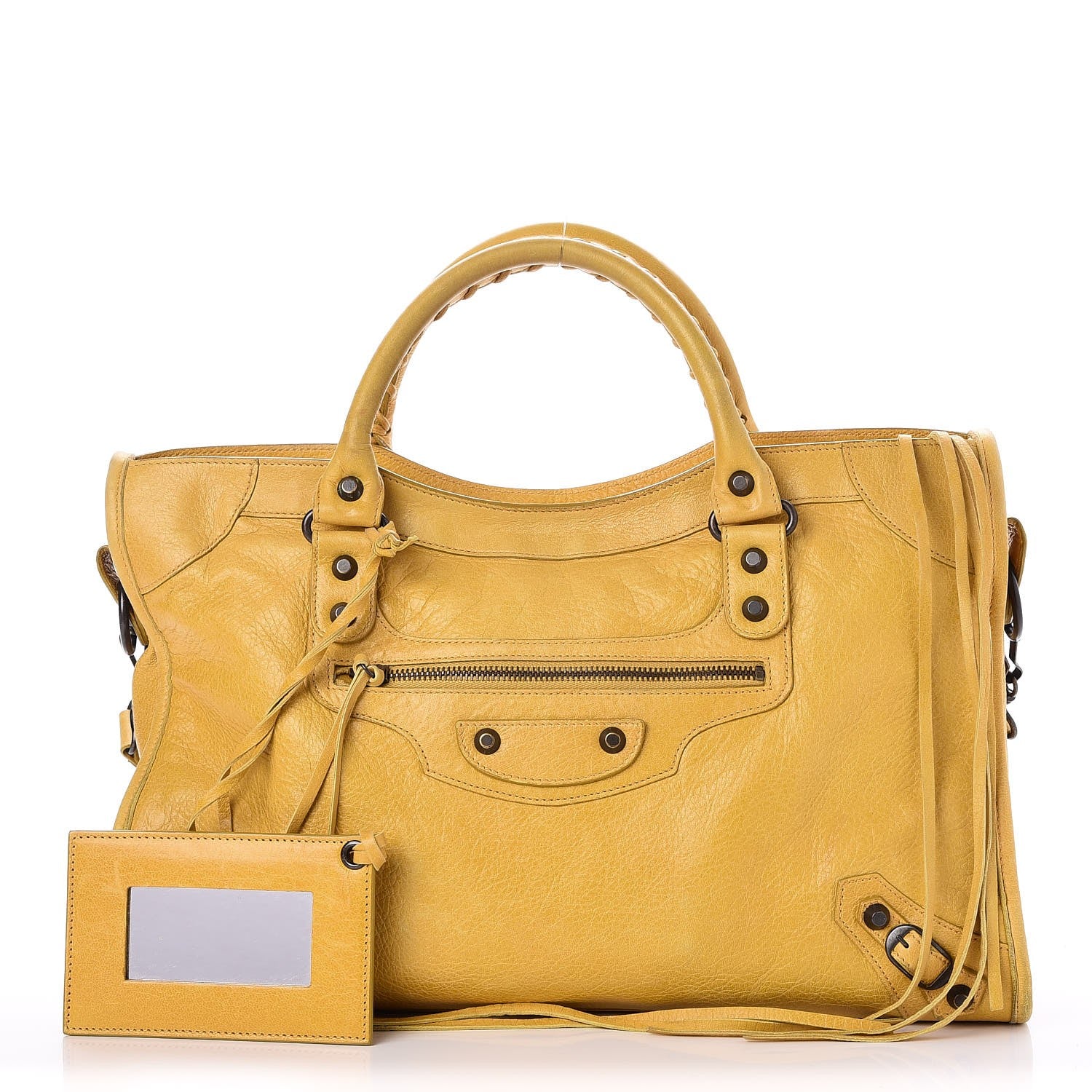 Balenciaga Agneau Classic Hardware City Moutarde 1 of 11