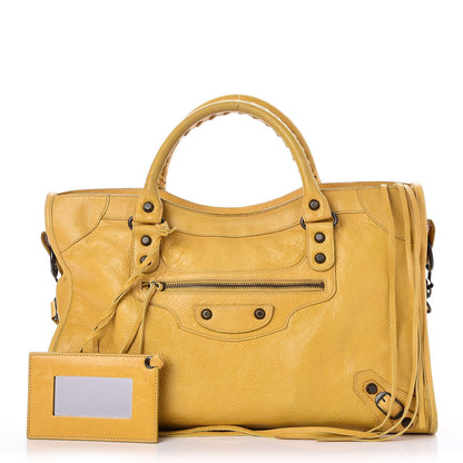 Balenciaga Agneau Classic Hardware City Moutarde 1 of 11