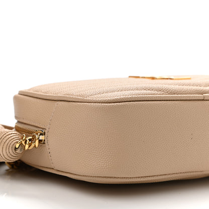 Saint Laurent Grain De Poudre Matelasse Monogram Mini Lou Camera Bag New Powder 9 of 10