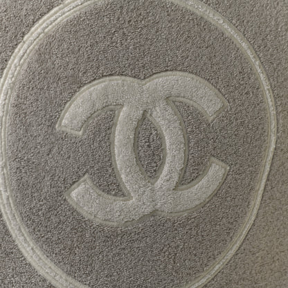 Chanel Terry Cotton CC Beach Tote Towel Set Beige White 12 of 13