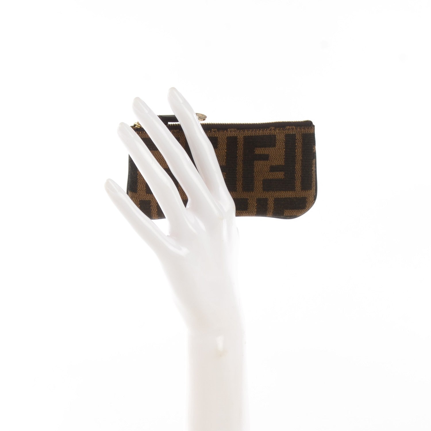 Fendi Zucca Coin Pouch Key Case Tobacco 2 of 7