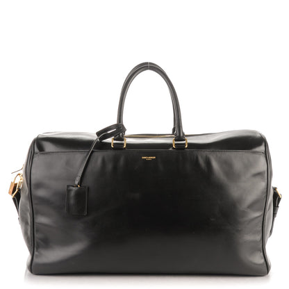 Saint Laurent Calfskin Classic Duffle 24 Black 1 of 7