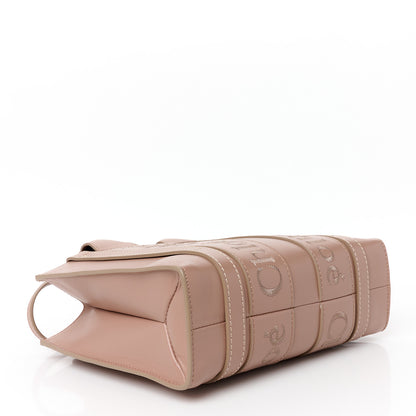Chloe Calfskin Small Woody Tote Anemone Pink 4 of 11
