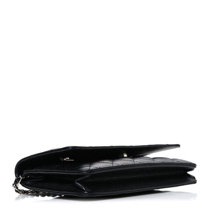 Chanel Caviar Quilted Wallet on Chain WOC Black 4 of 12