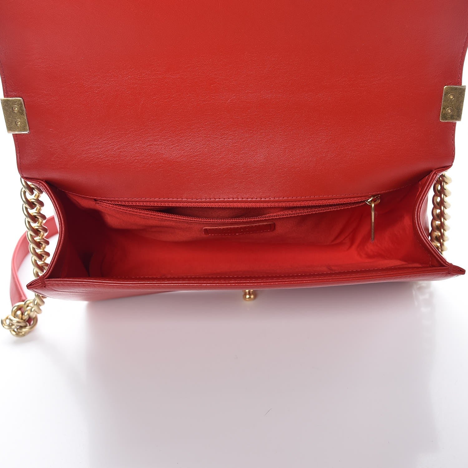 Chanel Calfskin Quilted New Medium Boy Flap Red 5 of 21