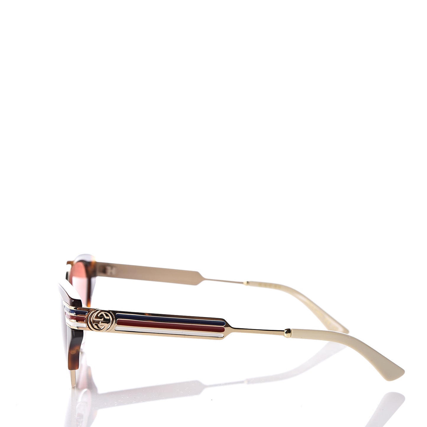 Cat Eye Web Sunglasses GG0522S Tortoise