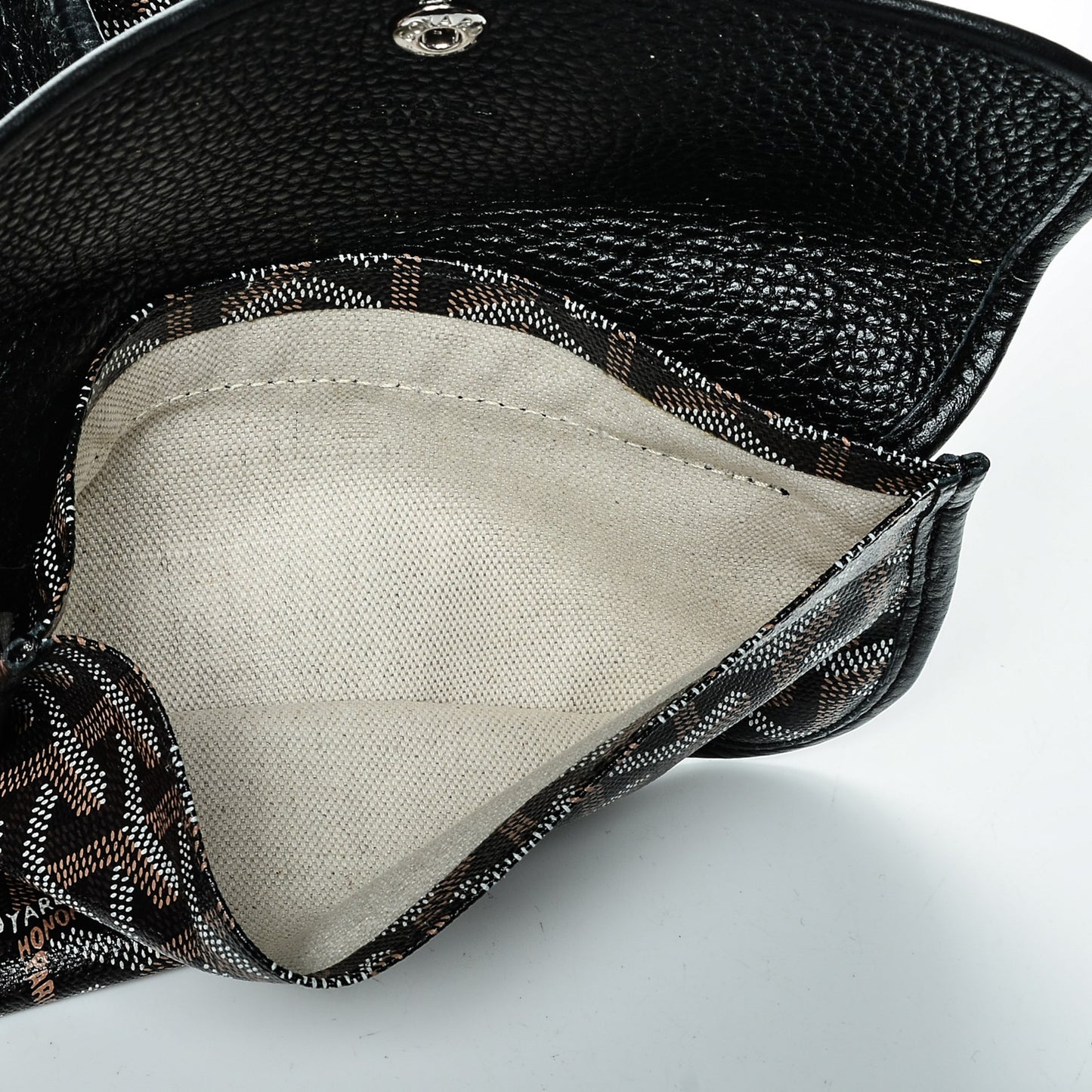 Goyardine Sac Hardy Pet Carrier PM Black
