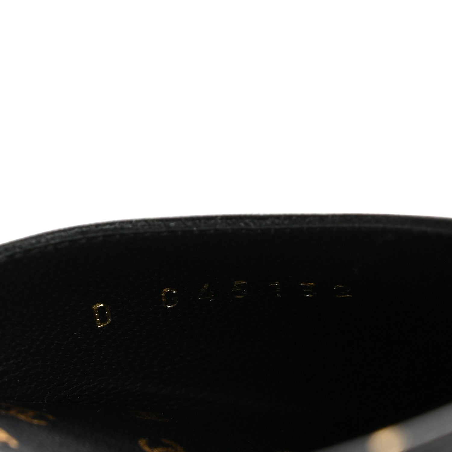 Chanel Printed Lambskin Patent Calfskin Cap Toe CC Slingbacks 36.5 Black Gold 9 of 10