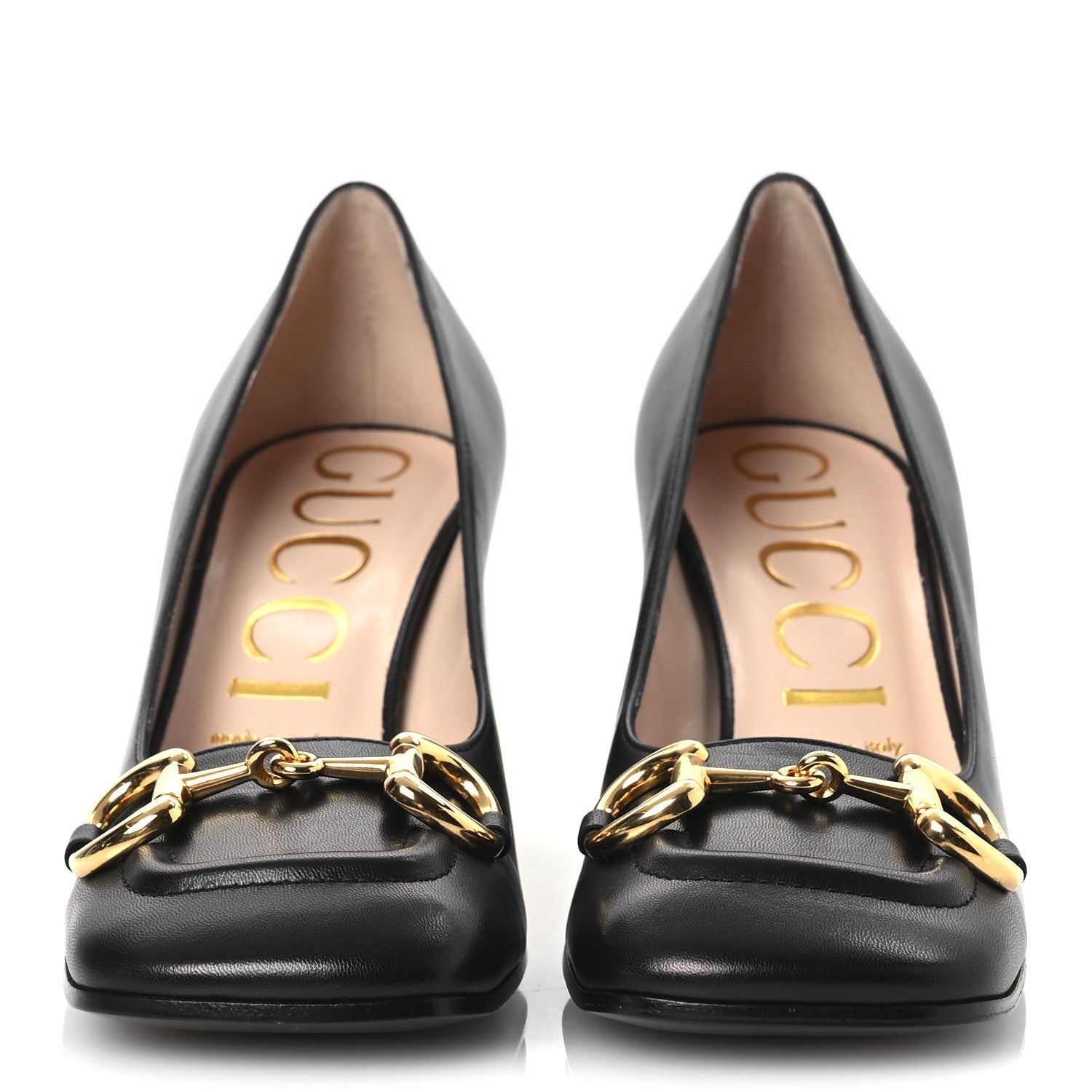 Gucci Malaga Kid Horsebit 75mm Pumps 38 Black 3 of 11