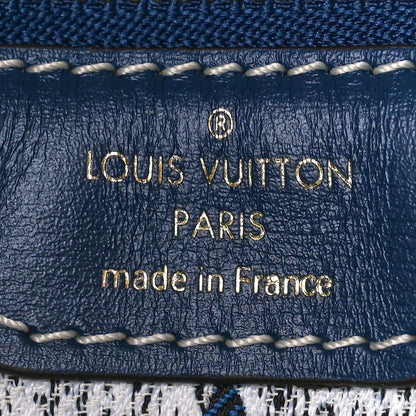 Louis Vuitton Monogram Jacquard Denim Speedy Bandouliere 25 Bleu 7 of 13