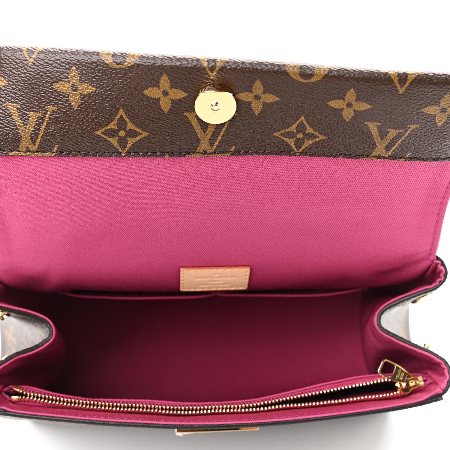 Louis Vuitton Monogram Cluny BB Bordeaux Fuchsia 5 of 10