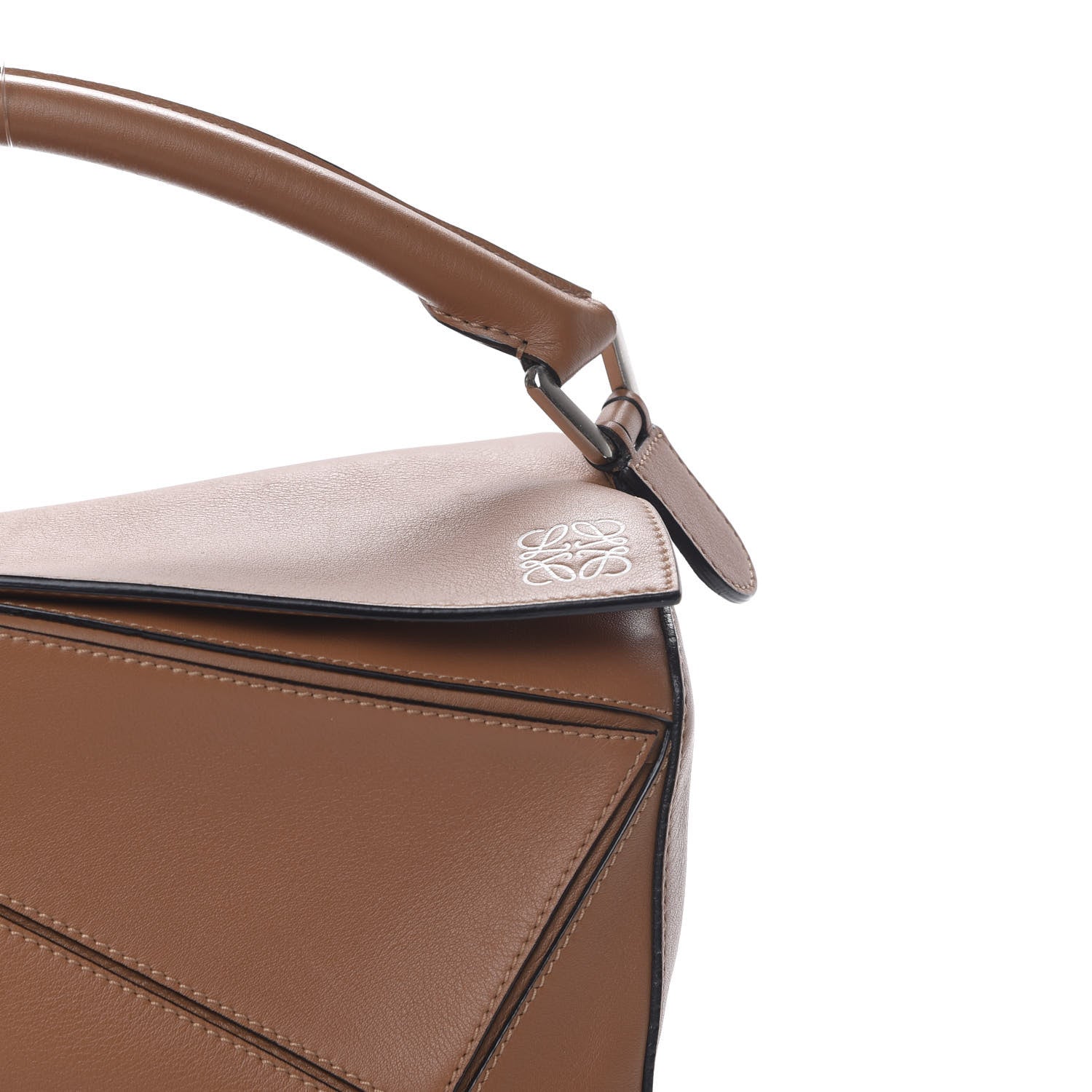 Loewe Calfskin Medium Puzzle Bag Brown 579448 – FASHIONPHILE