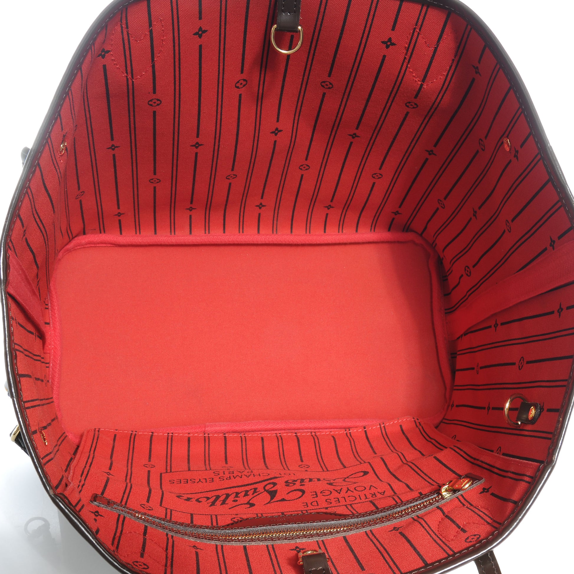 Louis Vuitton Damier Ebene Neverfull MM 5 of 8