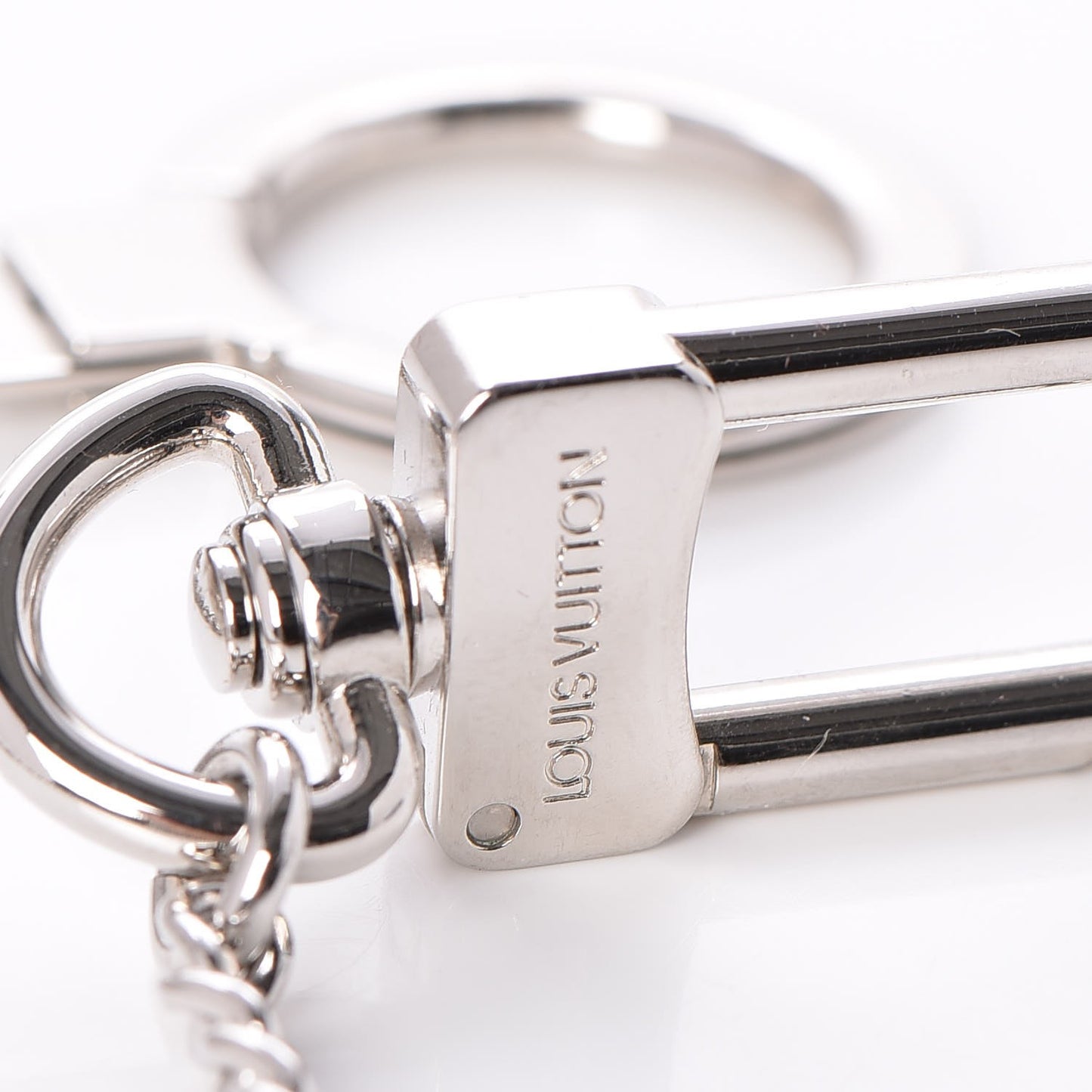 Pochette Extender Key Ring Chain Silver
