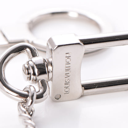 Louis Vuitton Pochette Extender Key Ring Chain Silver 3 of 5